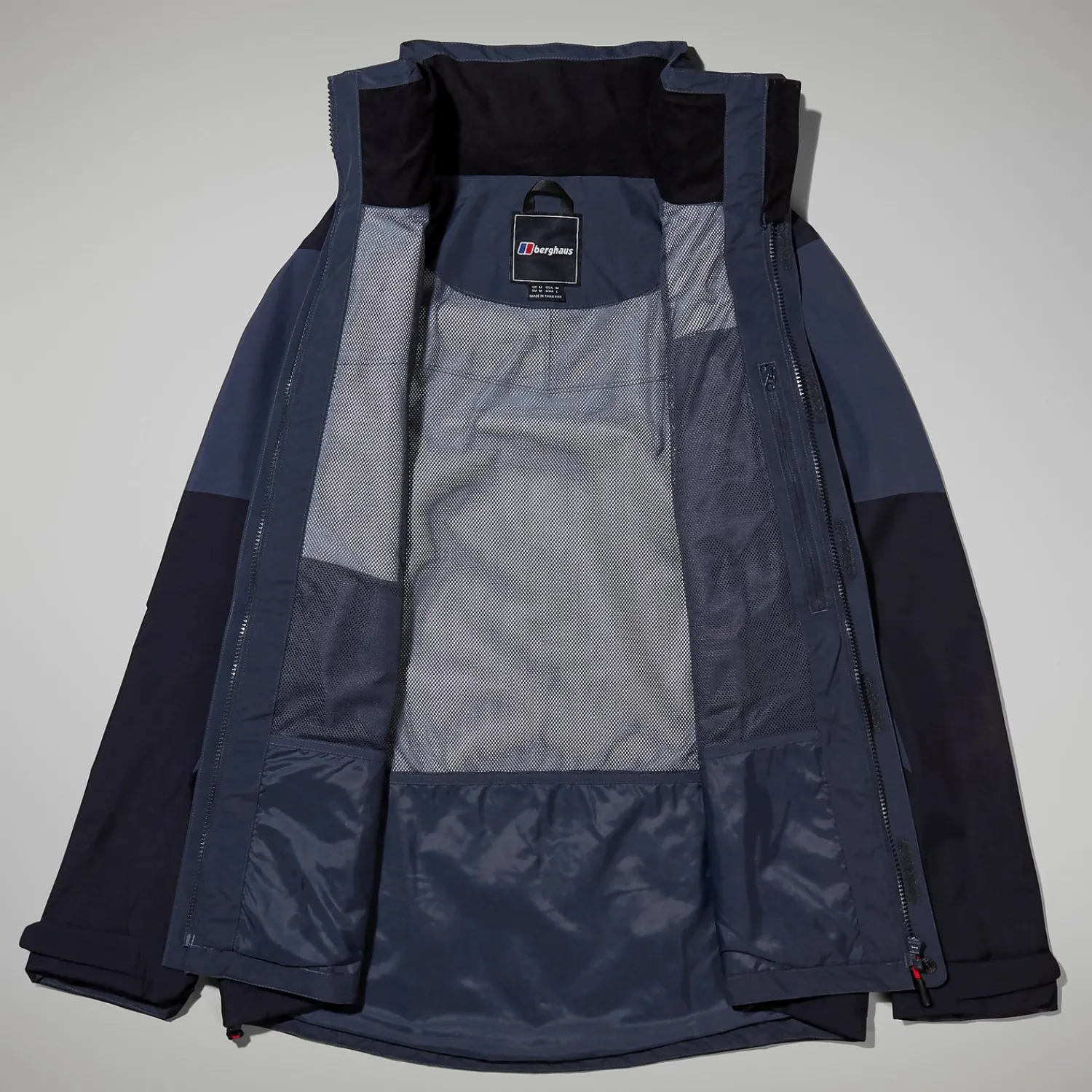 Berghaus Arran Jacken für Herren - Dunkelgrau/Schwarz-Herren Wasserdicht