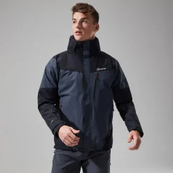Berghaus Arran Jacken für Herren - Dunkelgrau/Schwarz-Herren Wasserdicht
