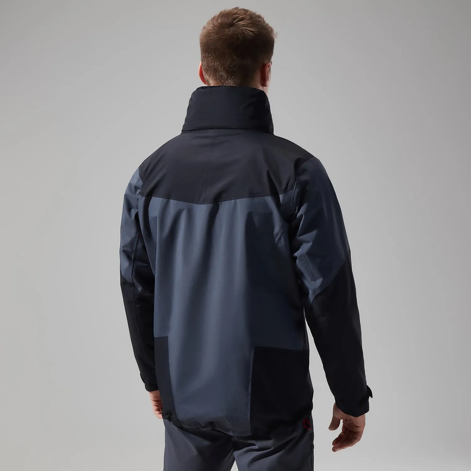 Berghaus Arran Jacken für Herren - Dunkelgrau/Schwarz-Herren Wasserdicht