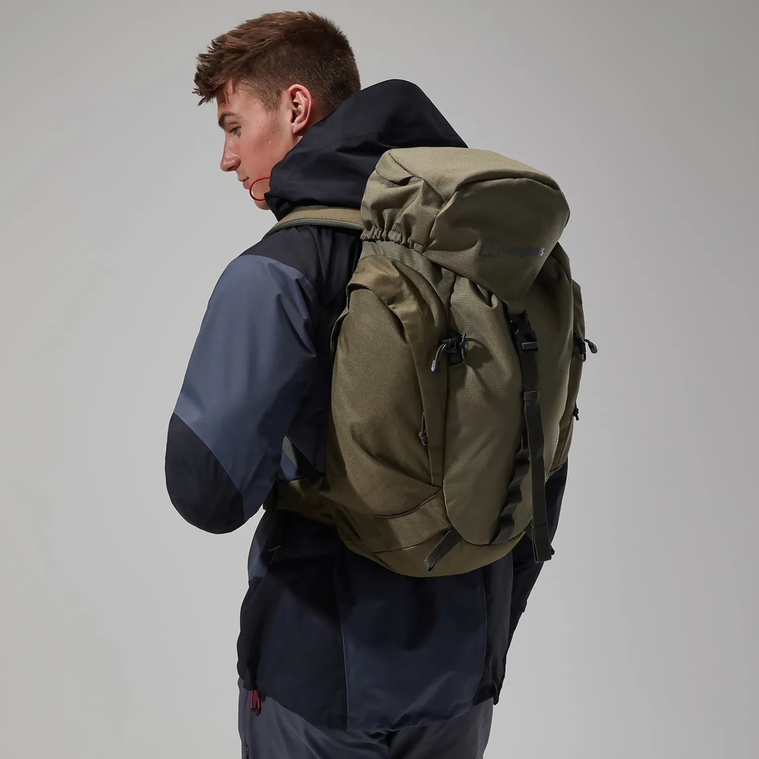 Berghaus Arran Jacken für Herren - Dunkelgrau/Schwarz-Herren Wasserdicht