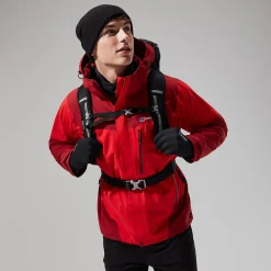 Berghaus Arran Jacken für Herren - Rot/Dunkelrot-Herren Wasserdicht