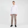 Berghaus Big Logo Langarm Shirt für Herren - Weiß-Herren T-shirts