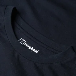 Berghaus Big Logo Langarm Shirt für Herren - Schwarz-Herren T-shirts