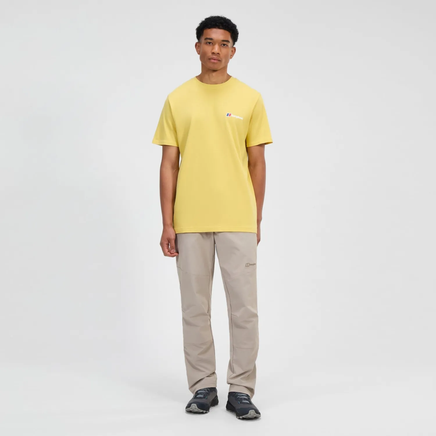 Berghaus Class Logo Shirt für Herren - Gelb-Herren T-shirts