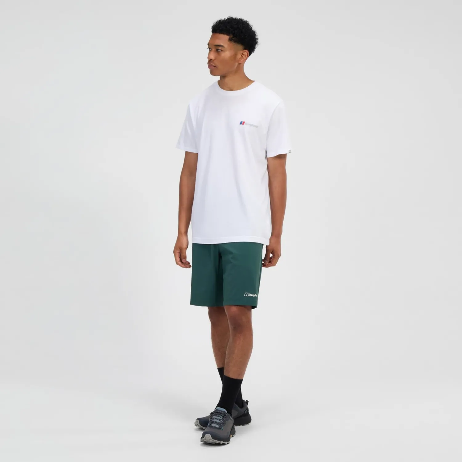 Berghaus Class Logo Shirt für Herren - Weiß-Herren T-shirts