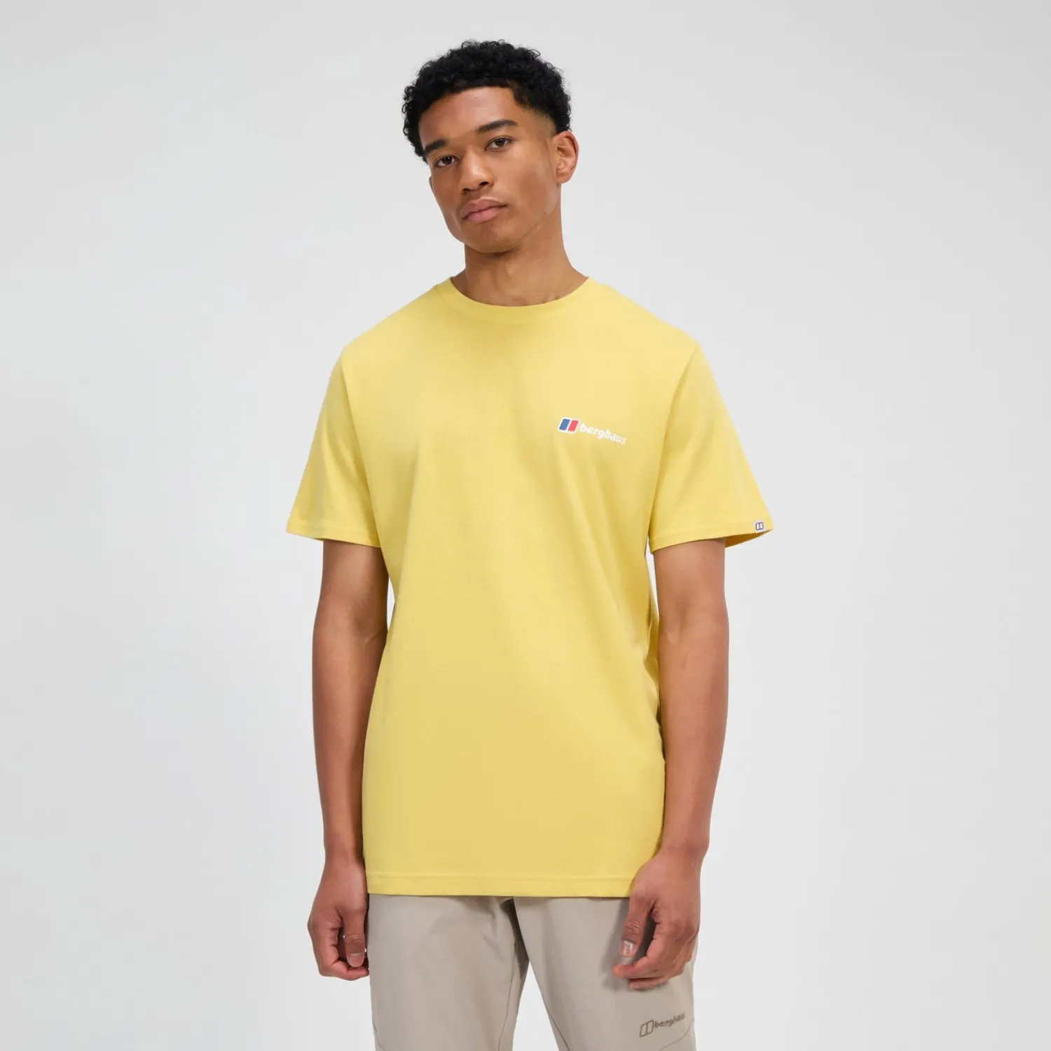 Berghaus Class Logo Shirt für Herren - Gelb-Herren T-shirts