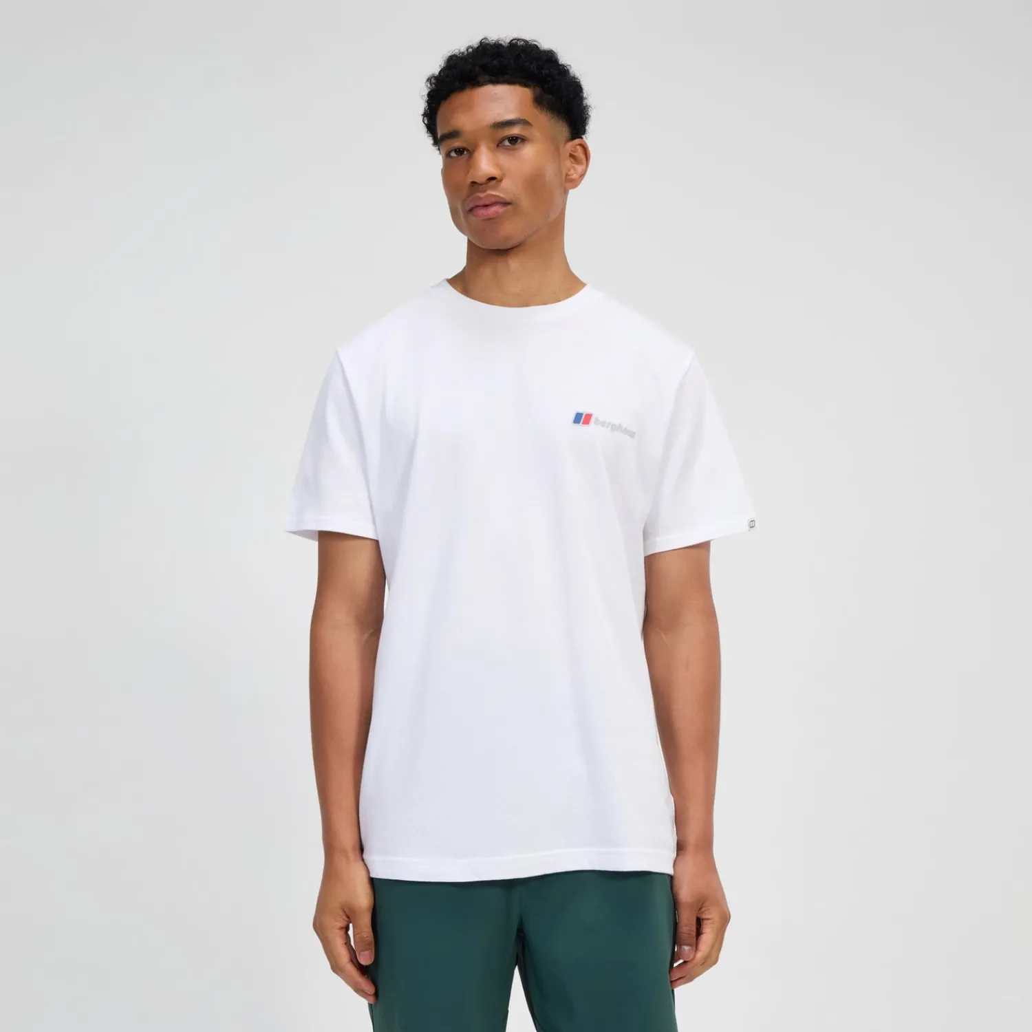 Berghaus Class Logo Shirt für Herren - Weiß-Herren T-shirts