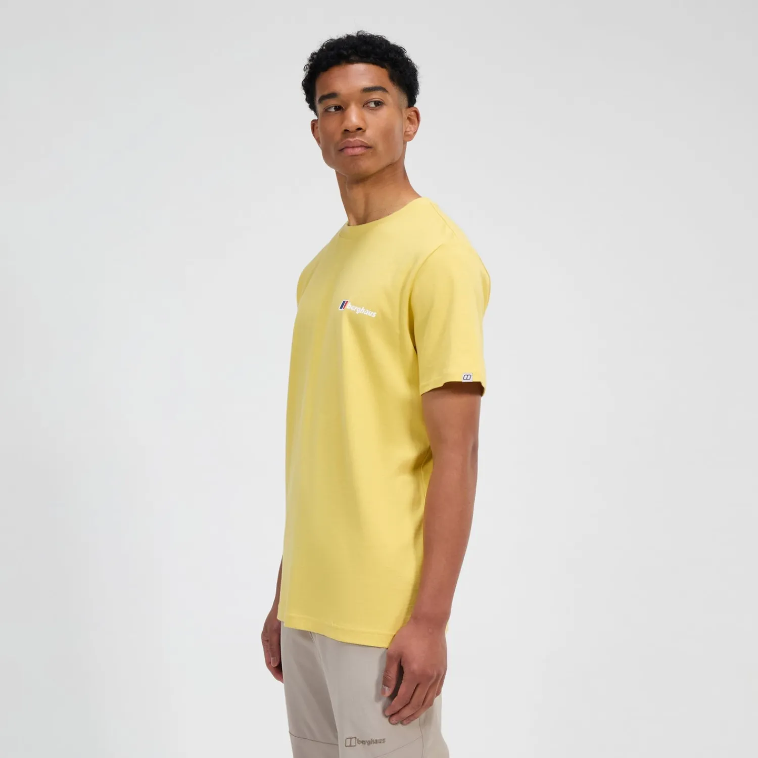 Berghaus Class Logo Shirt für Herren - Gelb-Herren T-shirts