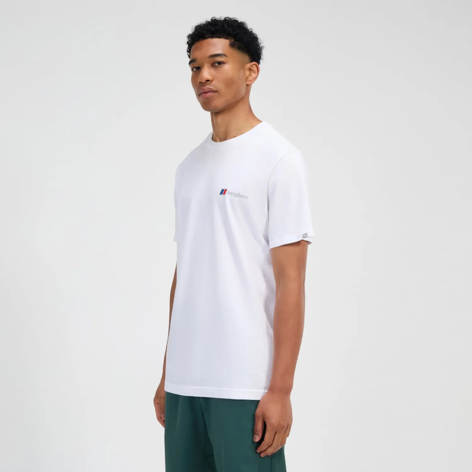 Berghaus Class Logo Shirt für Herren - Weiß-Herren T-shirts