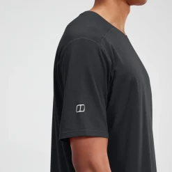 Berghaus Delta Kurzarm Tech-Shirt für Herren - Schwarz-Herren Baselayer