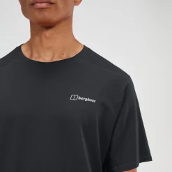 Berghaus Delta Kurzarm Tech-Shirt für Herren - Schwarz-Herren Baselayer