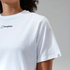 Berghaus Boyfriend Buttermere Short Sleeve Tee für Damen - Weiß-Damen T-shirts