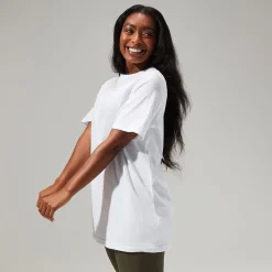 Berghaus Boyfriend Logo Short Sleeve T-Shirt für Damen - Weiß-Damen T-shirts