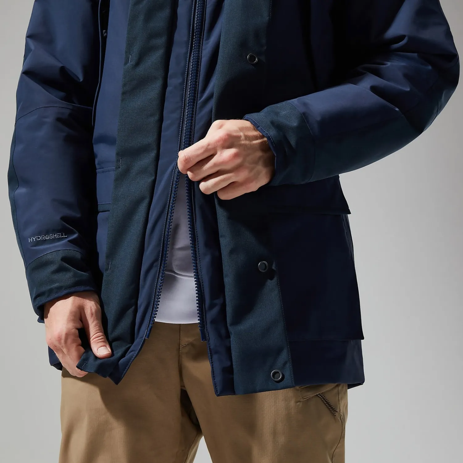 Berghaus Breccan Isolierter Parka für Herren - Dunkelblua-Herren Wasserdicht