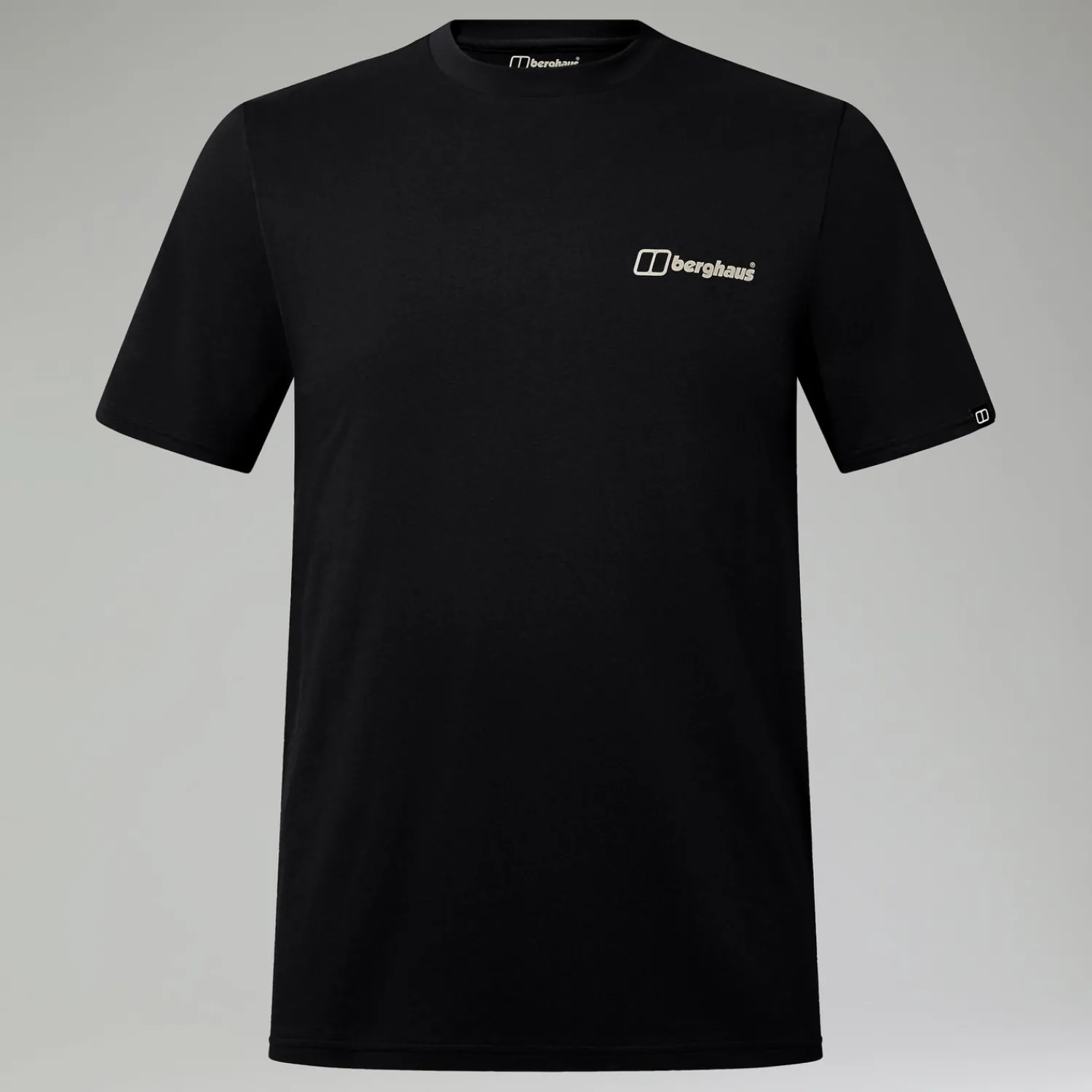 Berghaus Cheviot Box Logo Herren-T-Shirt - Schwarz-Herren T-shirts