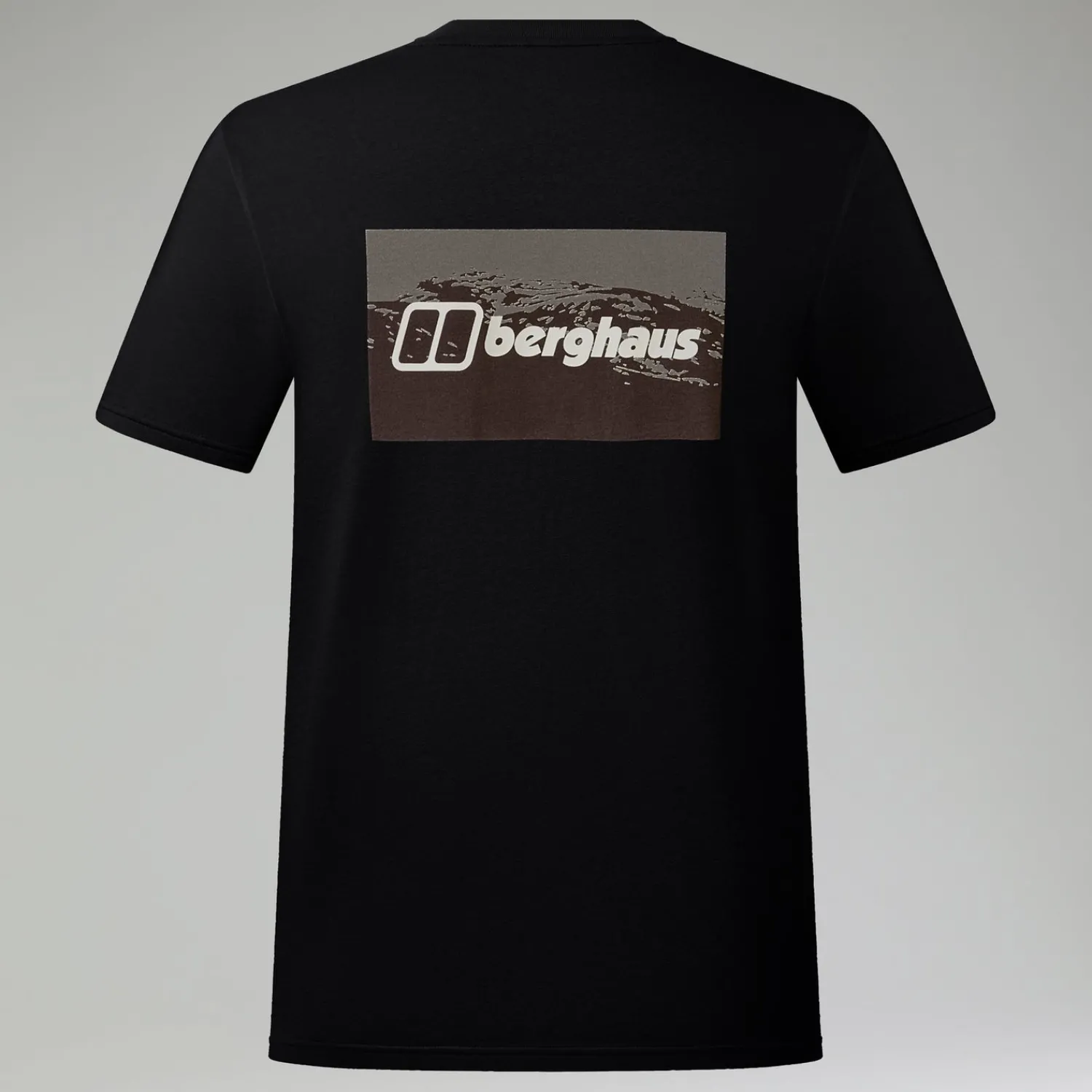 Berghaus Cheviot Box Logo Herren-T-Shirt - Schwarz-Herren T-shirts