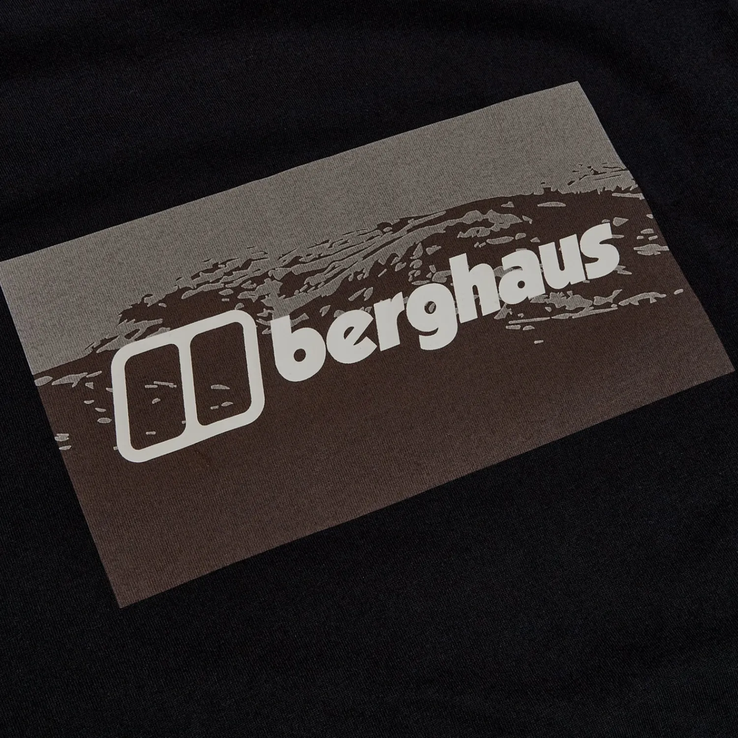 Berghaus Cheviot Box Logo Herren-T-Shirt - Schwarz-Herren T-shirts