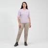 Berghaus Coneflower Kurzarm Shirt für Damen - Violett-Damen T-shirts