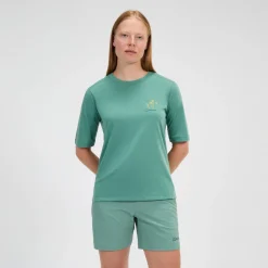 Berghaus Coneflower Kurzarm Shirt für Damen - Grün-Damen T-shirts