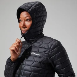 Berghaus Cuillin Isolierter Hoodie für Damen - Schwarz/Grau-Damen Isolierend