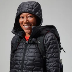 Berghaus Cuillin Isolierter Hoodie für Damen - Schwarz/Grau-Damen Isolierend