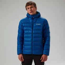 Berghaus Daunen-isolierte Summit-Nomad Herren-Jacke - Blau-Herren Isolierend | Herren Leichte