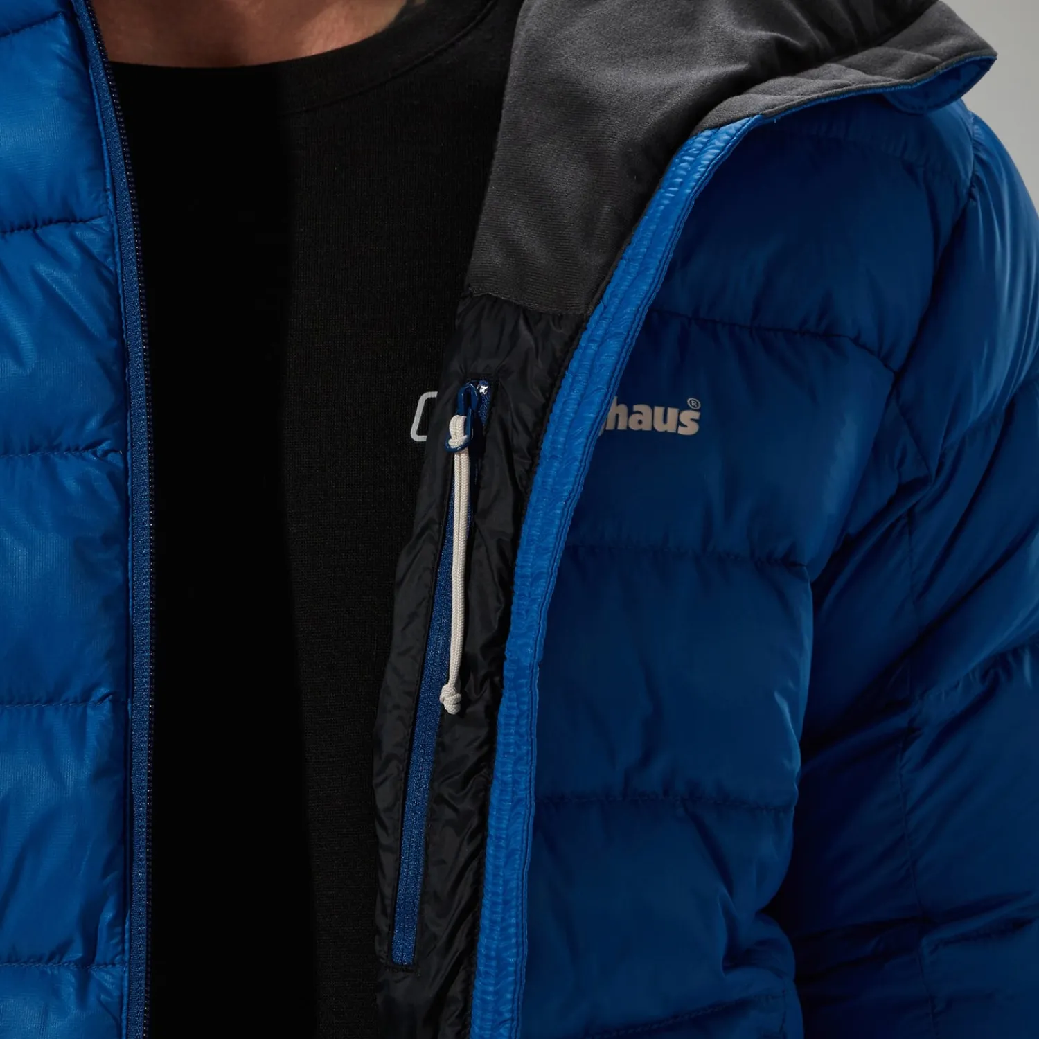 Berghaus Daunen-isolierte Summit-Nomad Herren-Jacke - Blau-Herren Isolierend | Herren Leichte