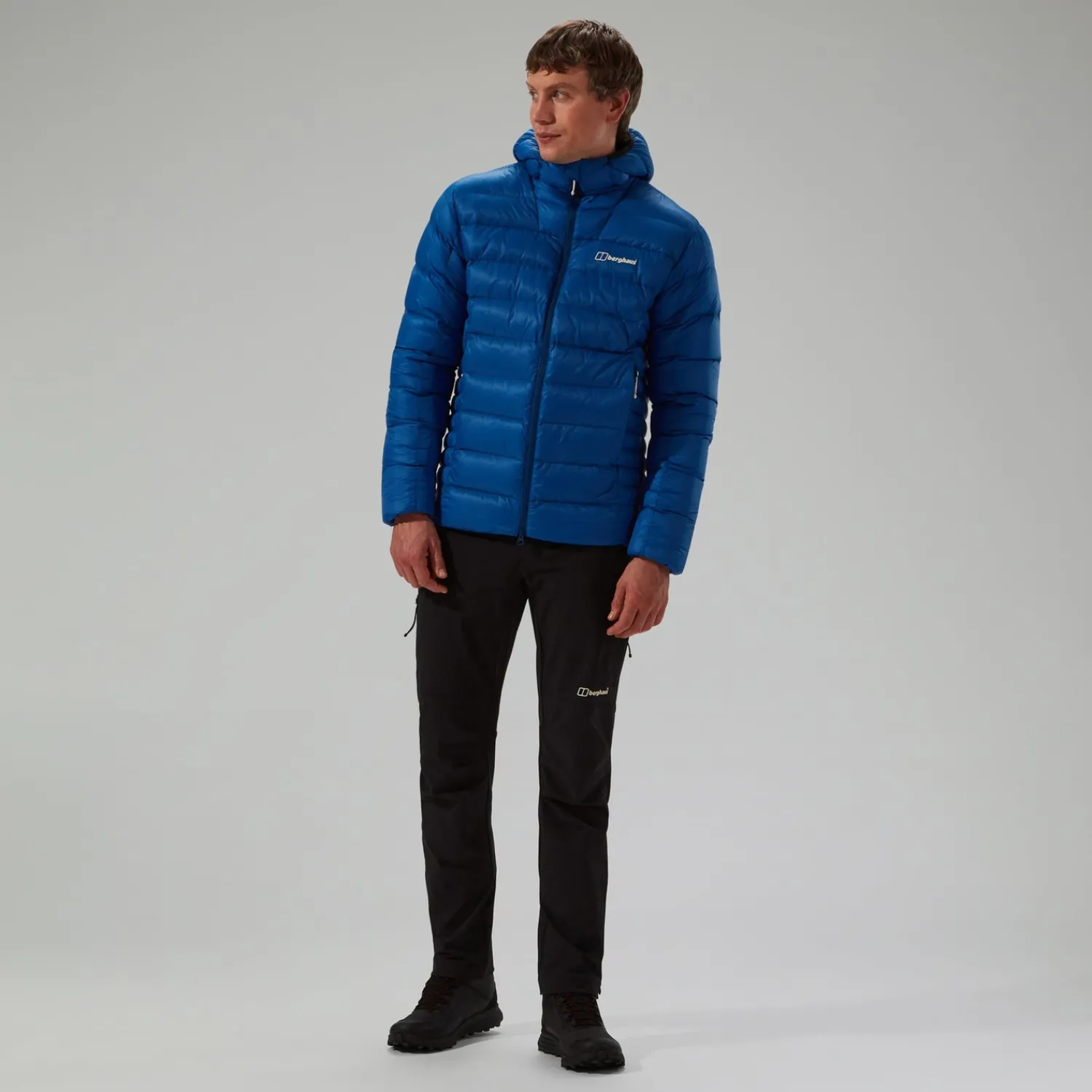 Berghaus Daunen-isolierte Summit-Nomad Herren-Jacke - Blau-Herren Isolierend | Herren Leichte