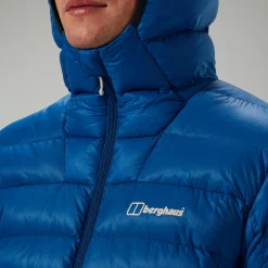 Berghaus Daunen-isolierte Summit-Nomad Herren-Jacke - Blau-Herren Isolierend | Herren Leichte