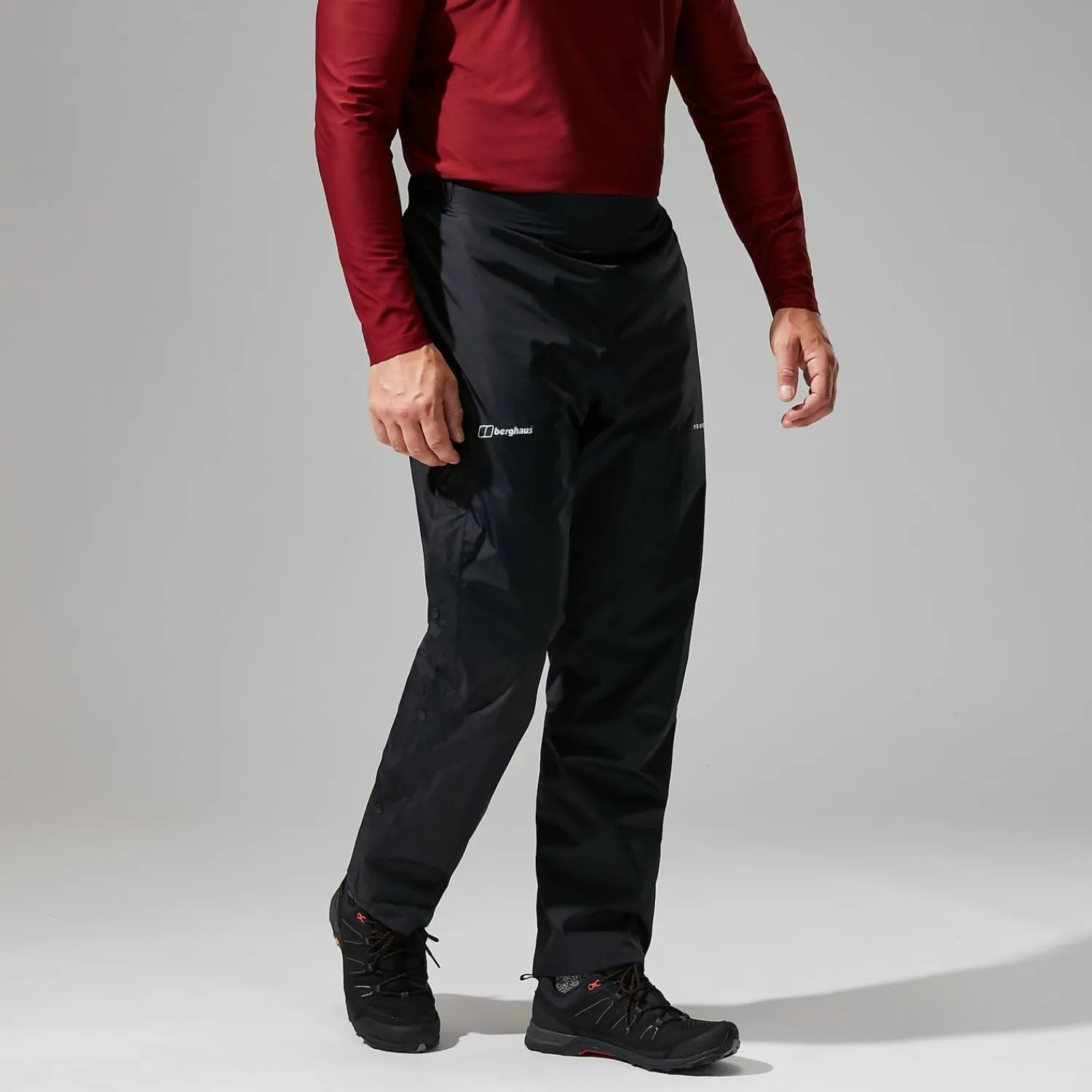 Berghaus Deluge 2.0 Überhose für Herren -Schwarz-Herren Lange Hosen
