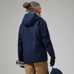 Berghaus Deluge Pro 2.0 Isolierte Jacke für Herren - Dunkelblua-Herren Wasserdicht
