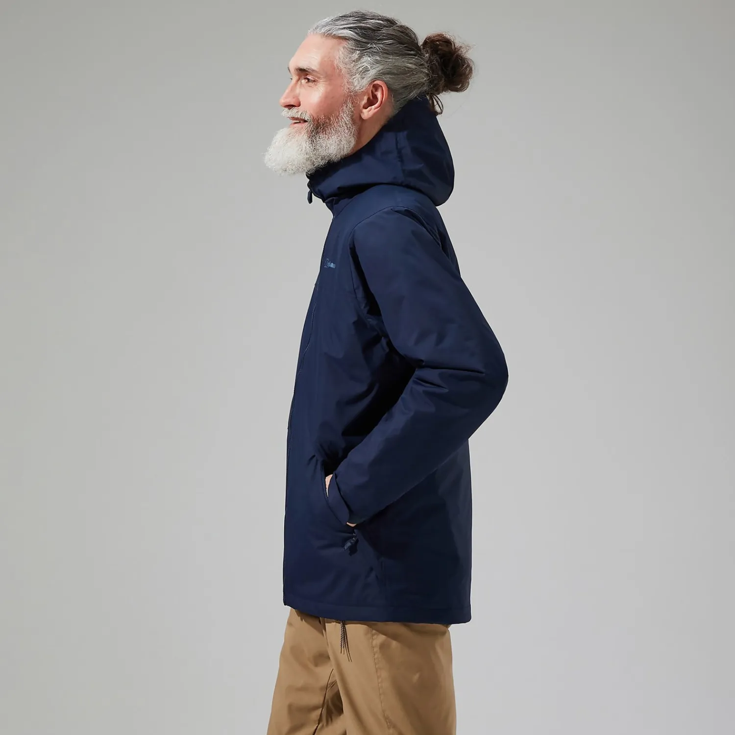 Berghaus Deluge Pro 2.0 Isolierte Jacke für Herren - Dunkelblua-Herren Wasserdicht