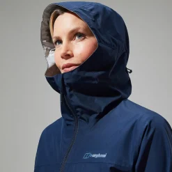 Berghaus Deluge Pro 3.0 Jacke für Damen - Dunkelblua-Damen Wasserdicht