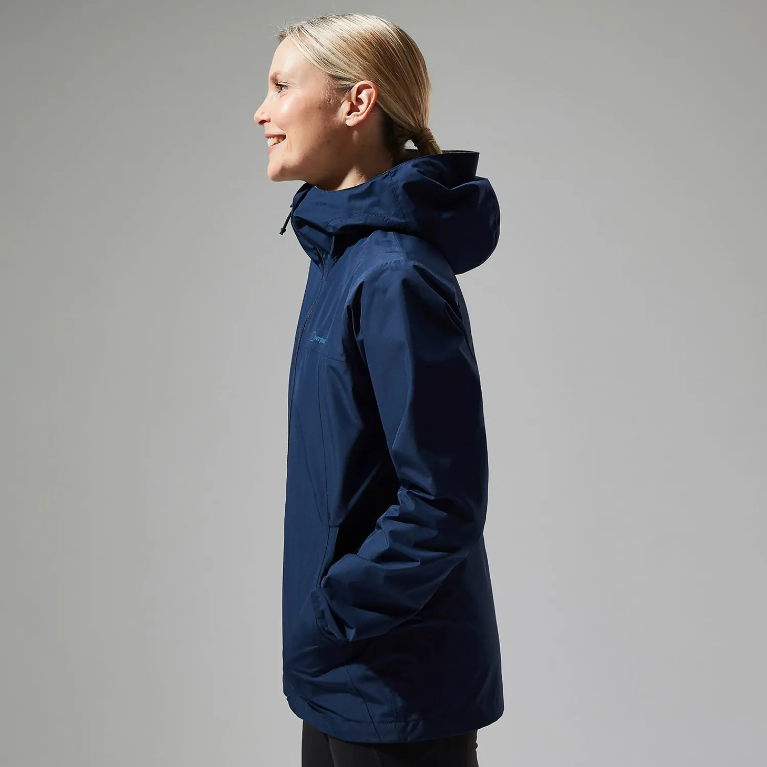 Berghaus Deluge Pro 3.0 Jacke für Damen - Dunkelblua-Damen Wasserdicht