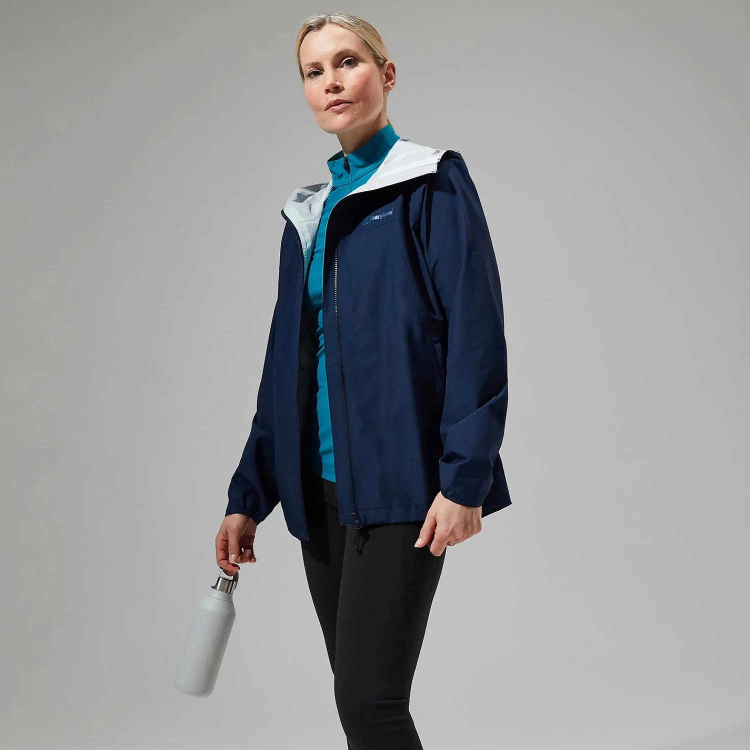 Berghaus Deluge Pro 3.0 Jacke für Damen - Dunkelblua-Damen Wasserdicht