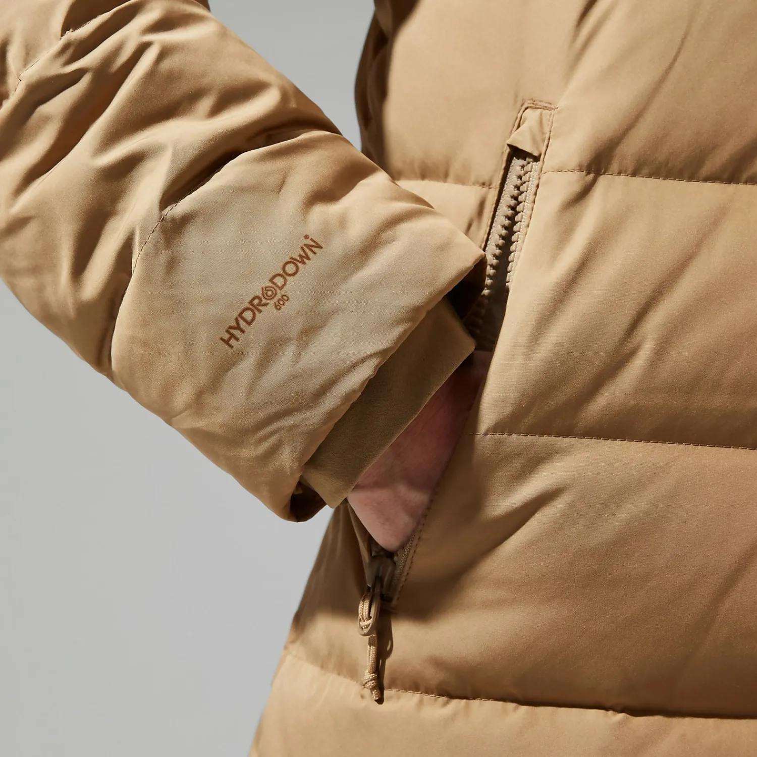 Berghaus Embo 4in1 Long Daunenjacke für Damen - Naturfarben-Damen Isolierend