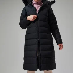 Berghaus Embo 4in1 Long Daunenjacke für Damen - Schwarz-Damen Isolierend