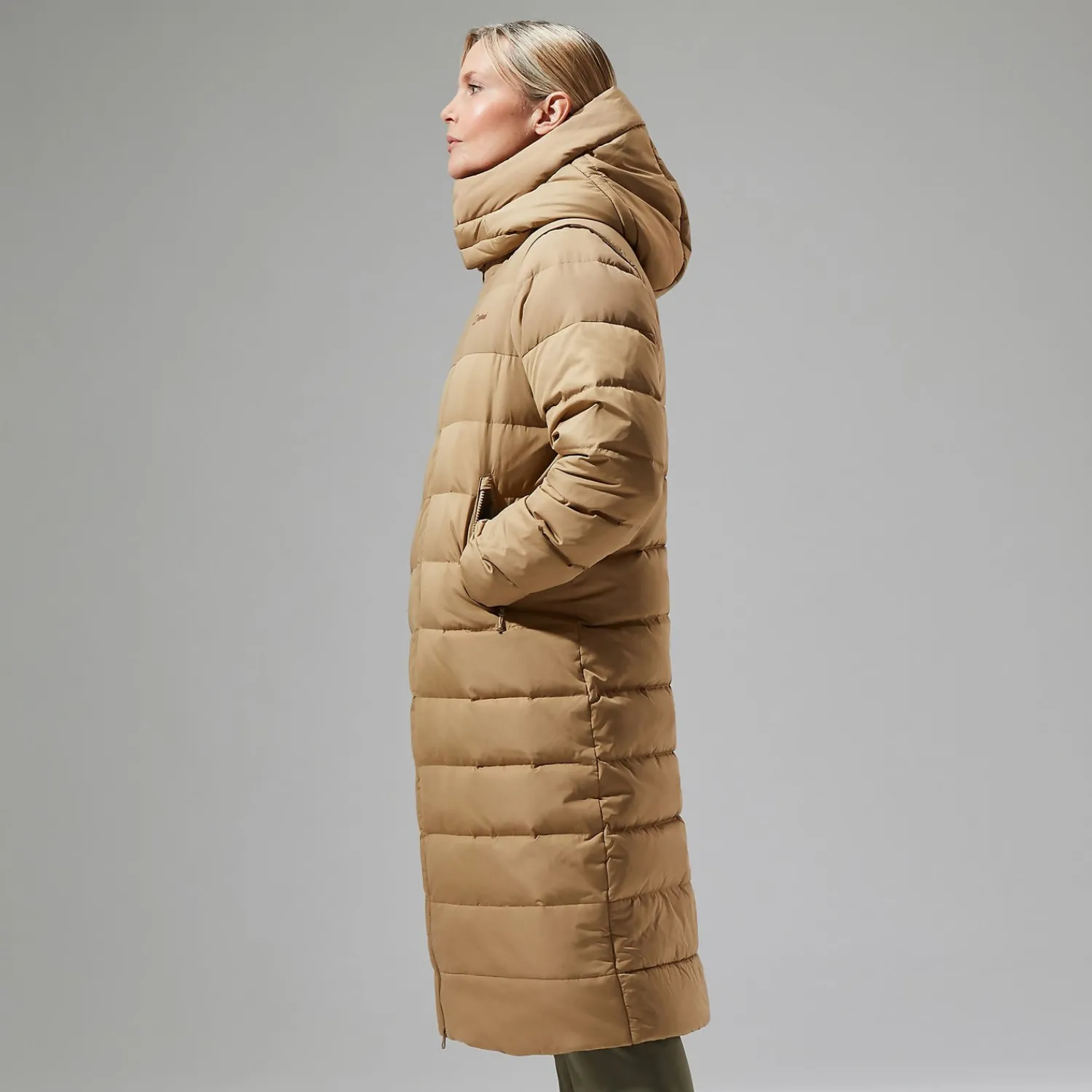 Berghaus Embo 4in1 Long Daunenjacke für Damen - Naturfarben-Damen Isolierend