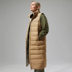 Berghaus Embo 4in1 Long Daunenjacke für Damen - Naturfarben-Damen Isolierend