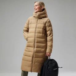 Berghaus Embo 4in1 Long Daunenjacke für Damen - Naturfarben-Damen Isolierend