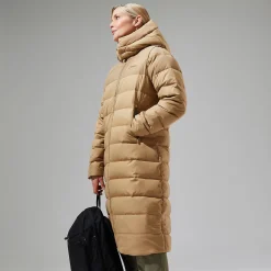 Berghaus Embo 4in1 Long Daunenjacke für Damen - Naturfarben-Damen Isolierend