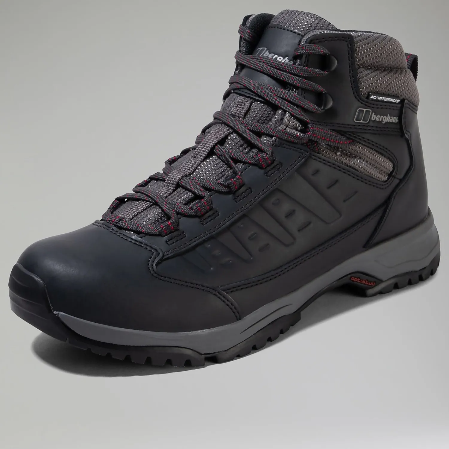 Berghaus Expeditor Ridge 2.0 Wanderstiefel für Herren - Schwarz/Rot-Herren Wanderstiefel