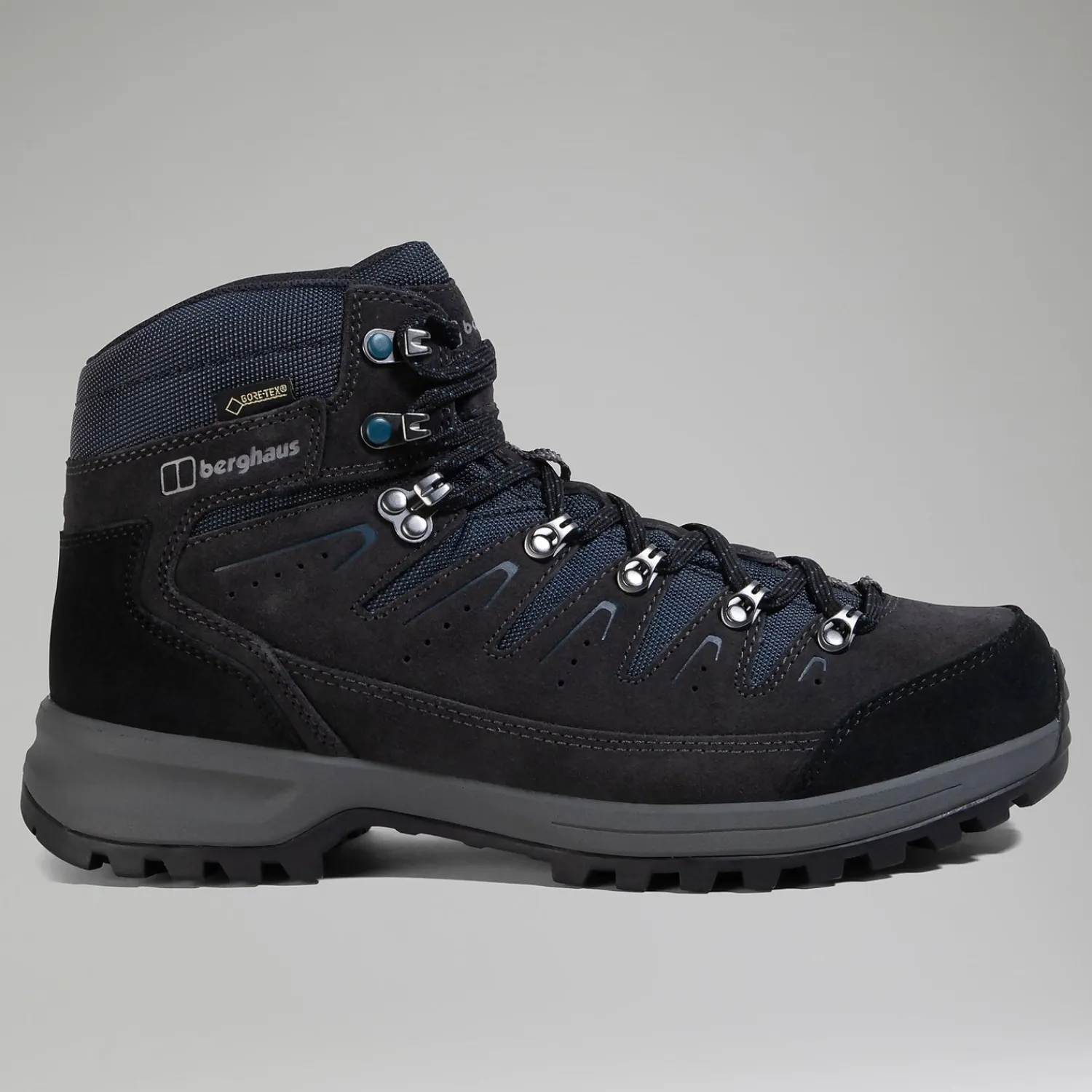 Berghaus Explorer Trek GTX Wanderstiefel für Herren - Dunkelgrau/Blau-Herren Wanderstiefel