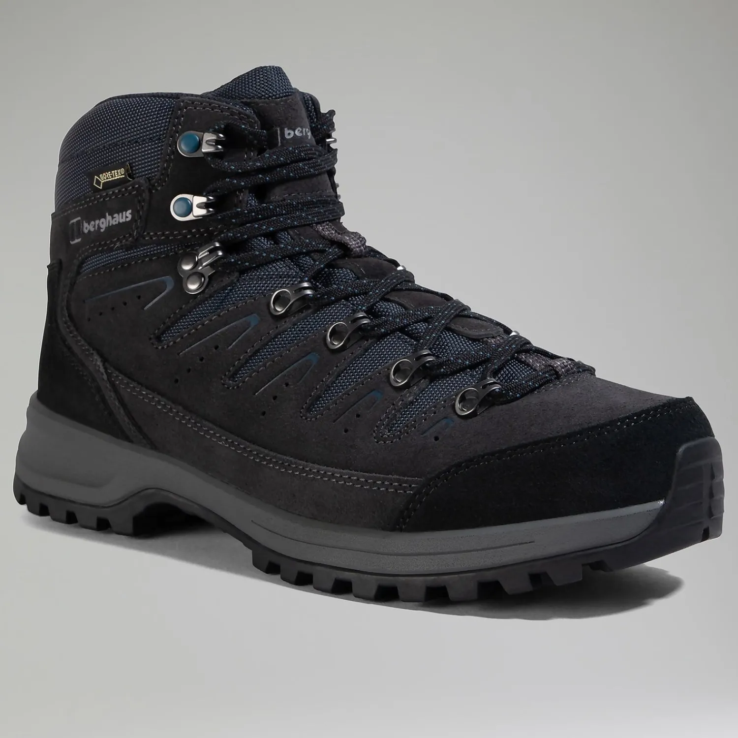 Berghaus Explorer Trek GTX Wanderstiefel für Herren - Dunkelgrau/Blau-Herren Wanderstiefel