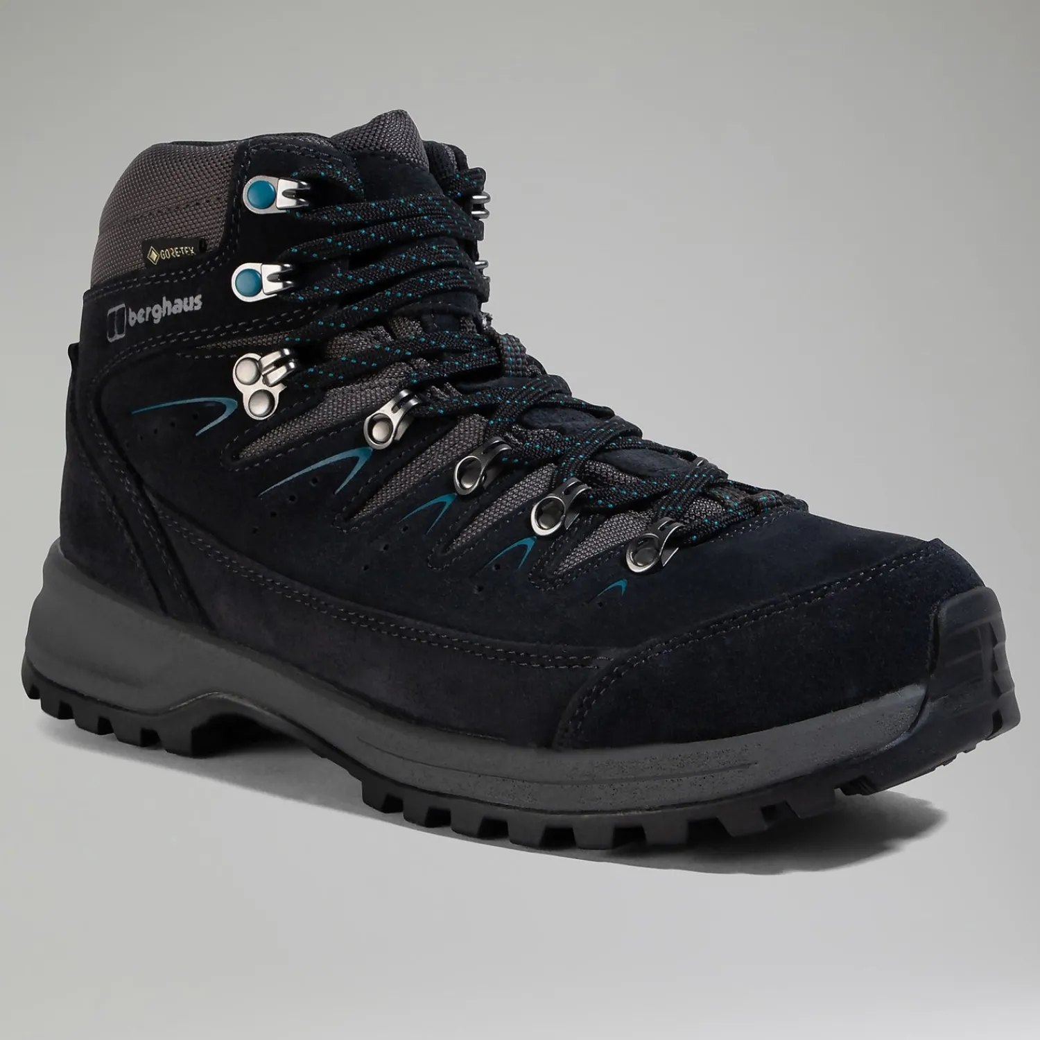 Berghaus Explorer Trek GTX Wanderstiefel für Damen - Dunkelblau/Grau-Damen Wanderstiefel