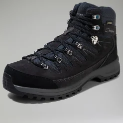 Berghaus Explorer Trek GTX Wanderstiefel für Herren - Dunkelgrau/Blau-Herren Wanderstiefel