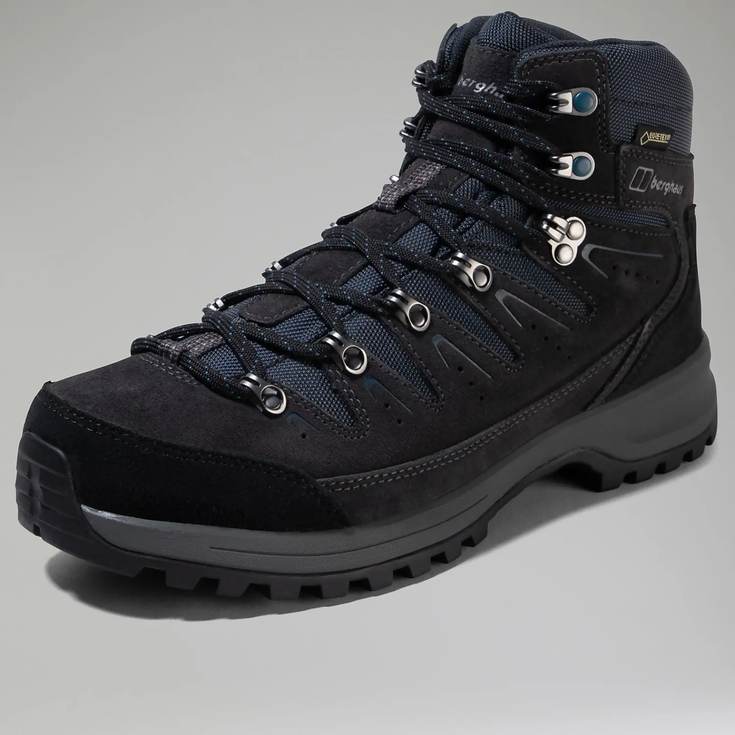 Berghaus Explorer Trek GTX Wanderstiefel für Herren - Dunkelgrau/Blau-Herren Wanderstiefel