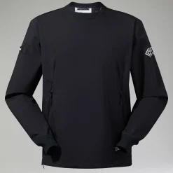 Berghaus Fenham Softshell Crew für Herren - Schwarz-Herren Winddicht