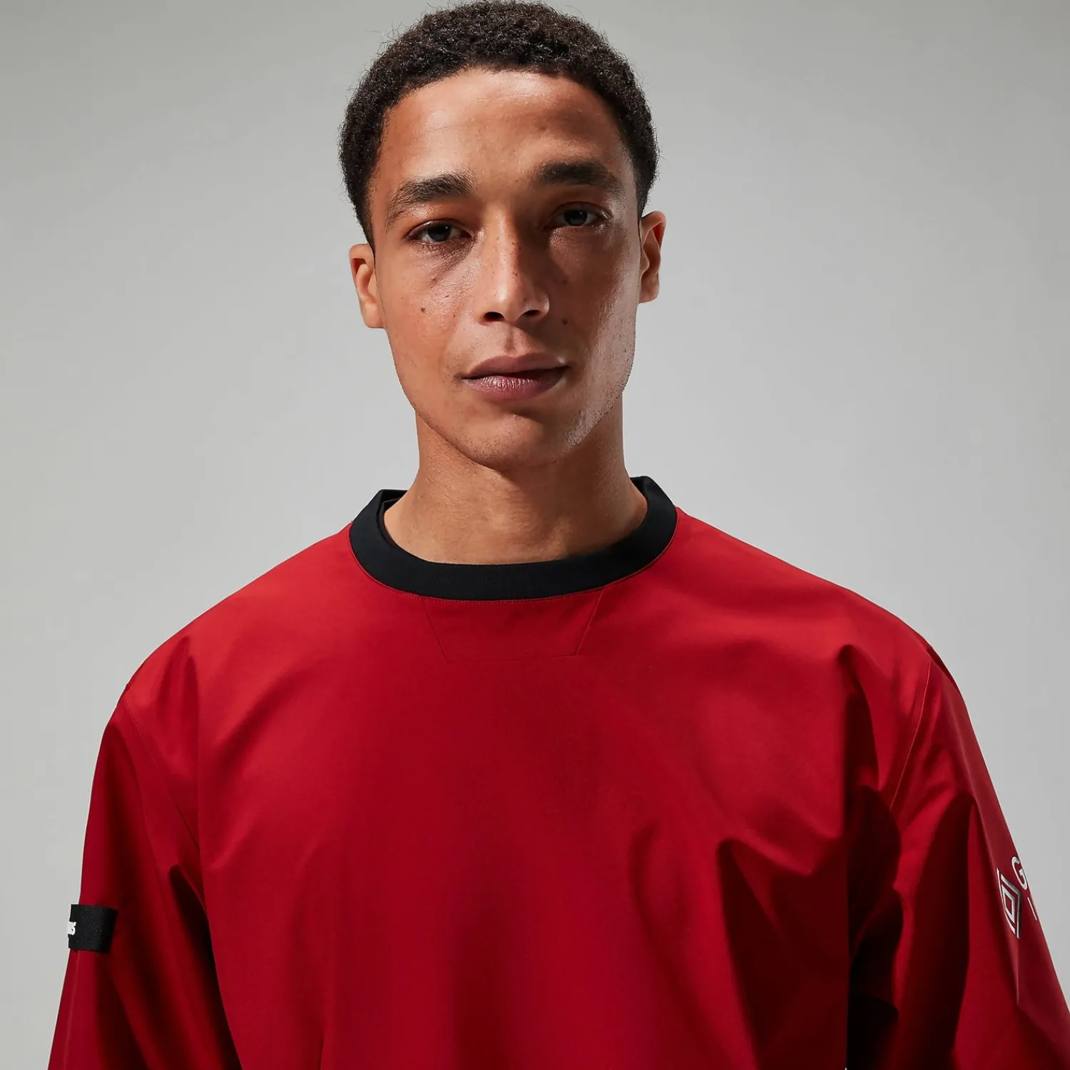 Berghaus Fenham Softshell Crew für Herren - Dunkelrot-Herren Winddicht