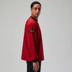 Berghaus Fenham Softshell Crew für Herren - Dunkelrot-Herren Winddicht